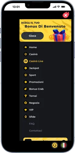 Boomerang Menu casino